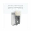 Kimberly-Clark Professional ICON Faceplate for Coreless Standard Roll Toilet Paper Dispenser, 4.25 x 6 x 1.5, Warm Marble 58791